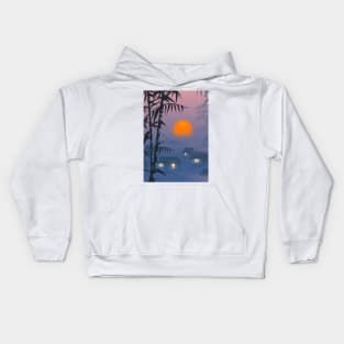 Asian Landscape Kids Hoodie